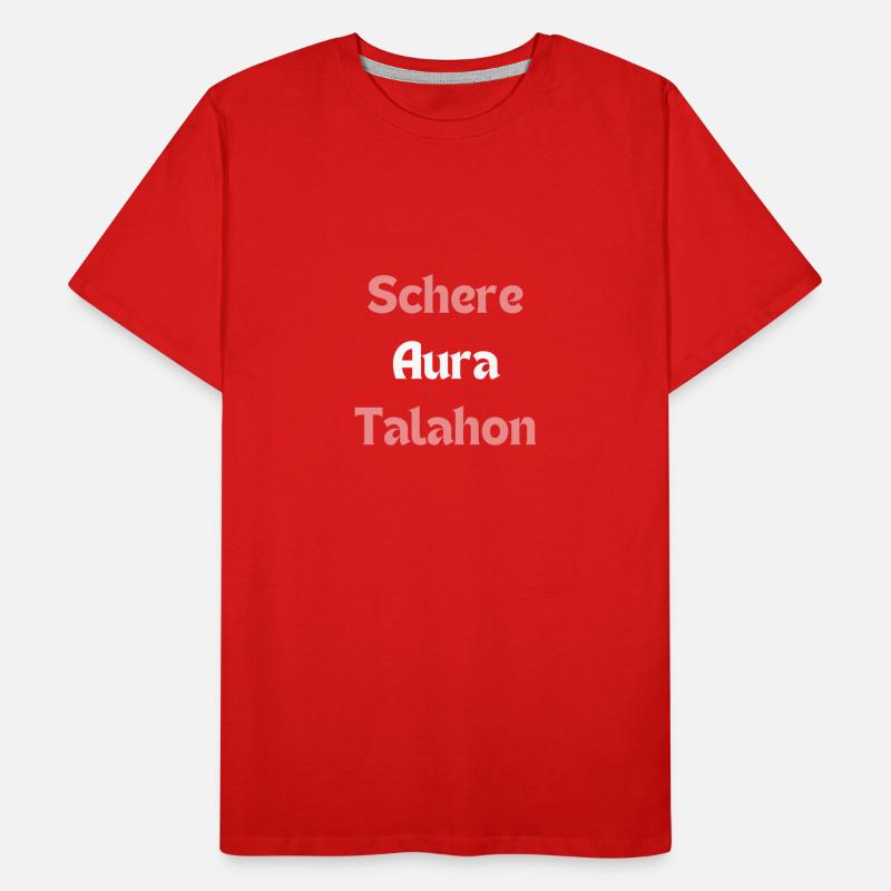 AURA Schere Talahon Männer Premium Bio T-Shirt