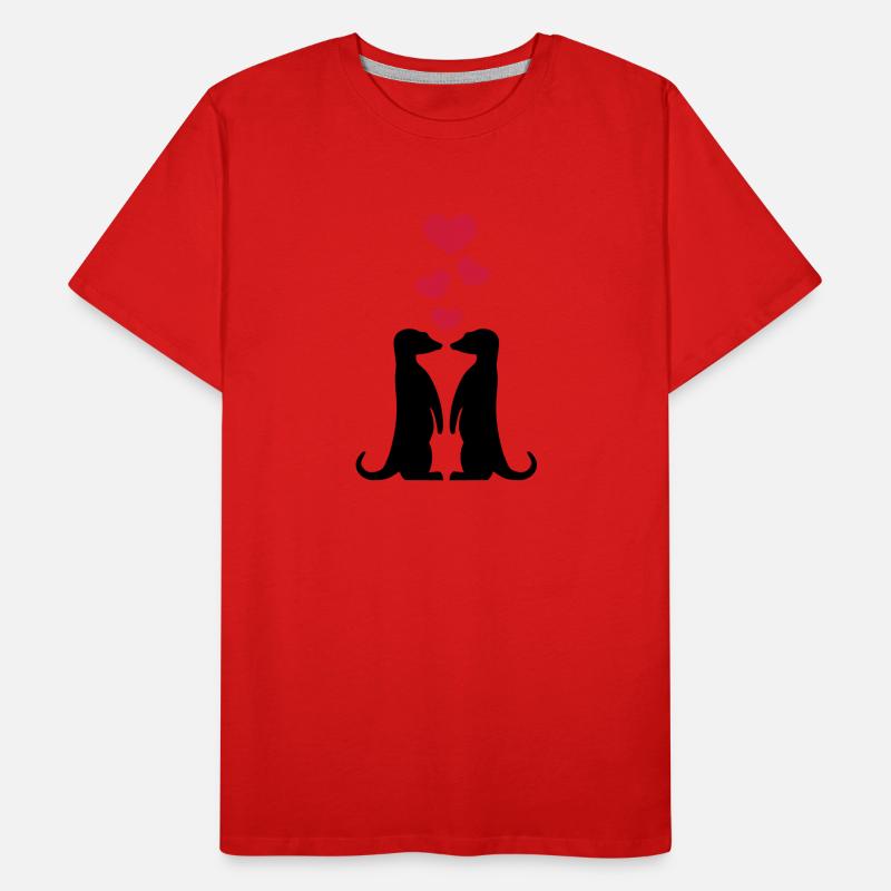Erdmännchen Männer Premium Bio T-Shirt