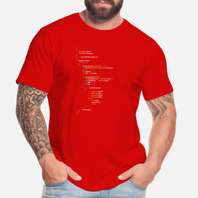 Coder Coding Software Developer Programmer Nerd Ge Männer Premium Bio T-Shirt