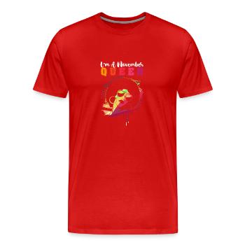 Sternzeichen Skorpion - Männer Premium Bio T-Shirt - Rot - Vorne - Damien (186cm)