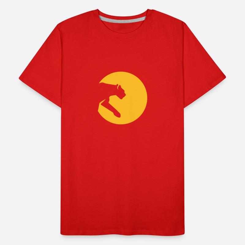 Leopard Men's Premium Organic T-Shirt