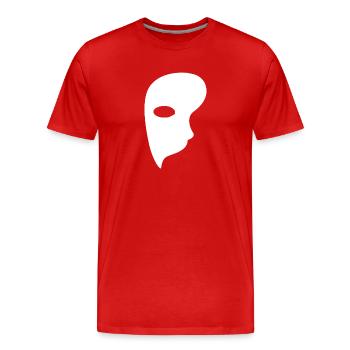 Phantom der Oper - Männer Premium Bio T-Shirt - Rot - Vorne - Damien (186cm)