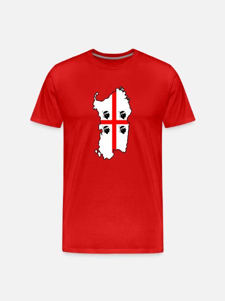 sardinia - Men's Premium Organic T-Shirt - red