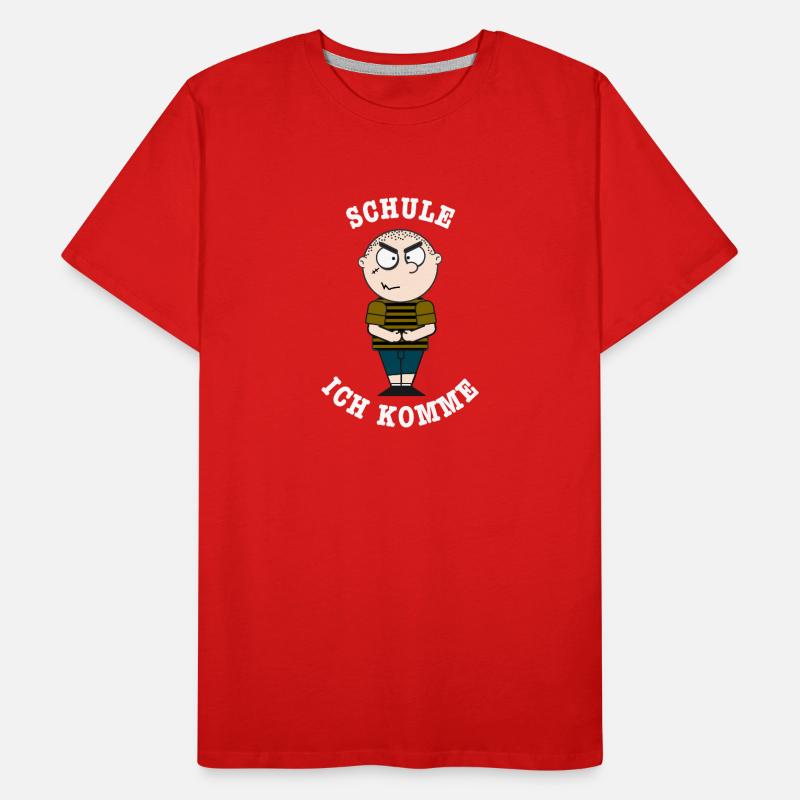 Schule ich komme, Einschulung Männer Premium Bio T-Shirt