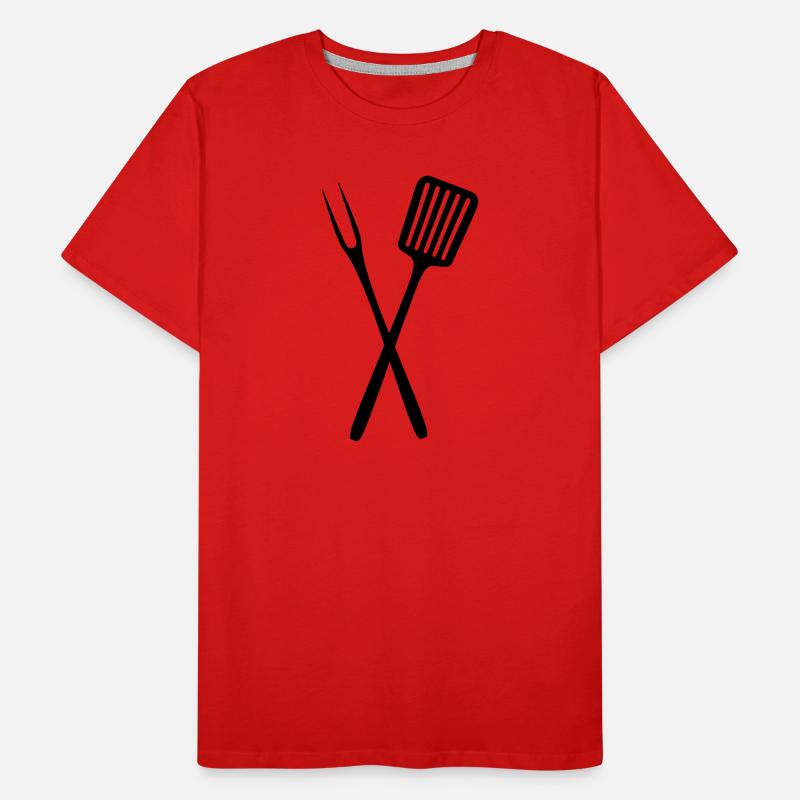 BBQ Tools Men's Premium Organic T-Shirt