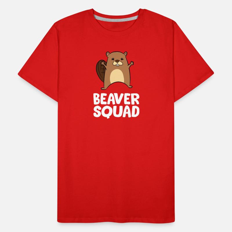 Castor - Beaver Squad T-shirt bio Premium Homme