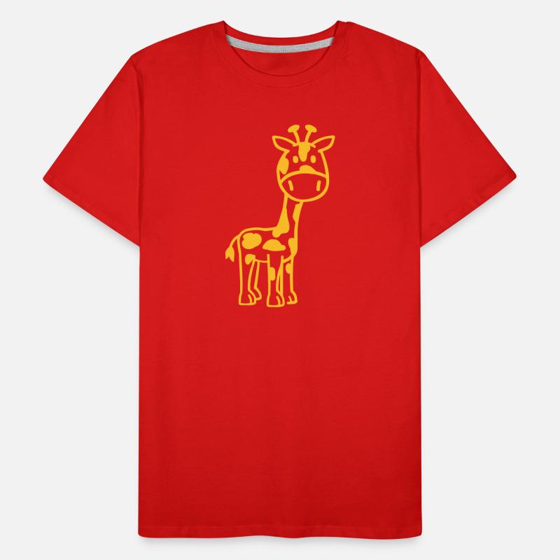 Giraffe Men's Premium Organic T-Shirt