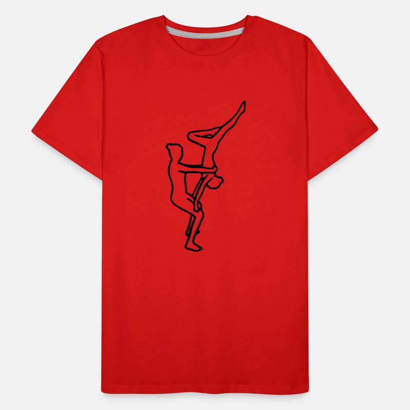Akrobatik Männer Premium Bio T-Shirt