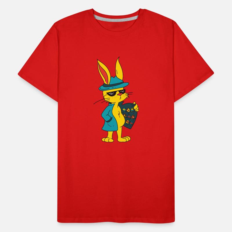 Funny Easter Motifs Easter Easter Eggs Men's Premium Organic T-Shirt