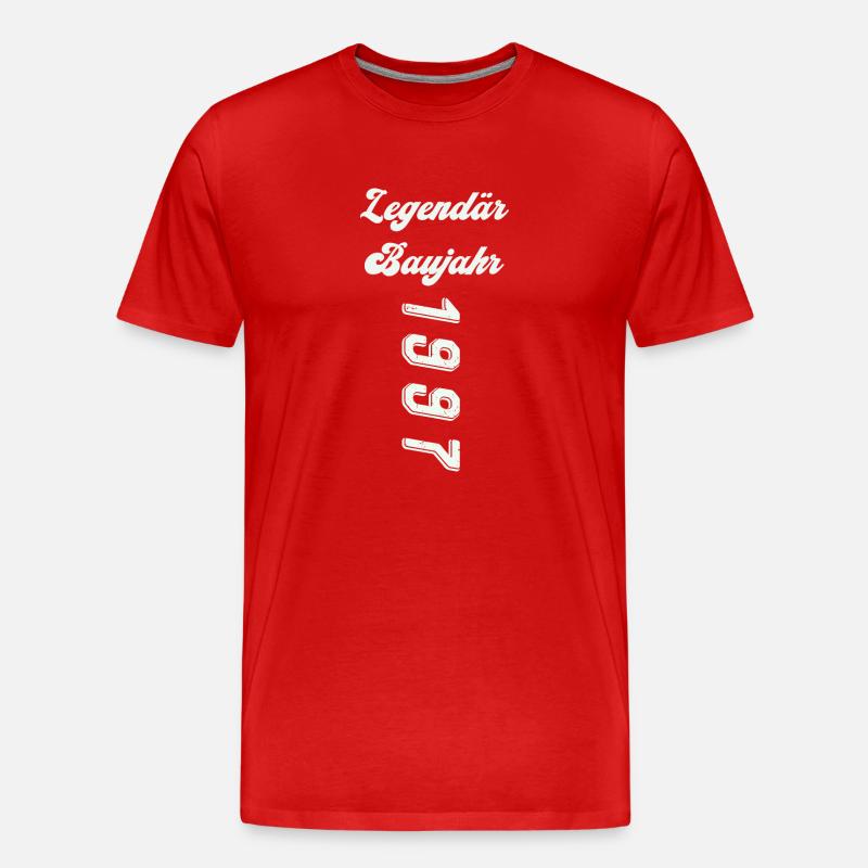 1997 - Männer Premium Bio T-Shirt - Rot