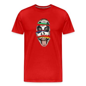 Head - Männer Premium Bio T-Shirt - Rot - Vorne - Damien (186cm)