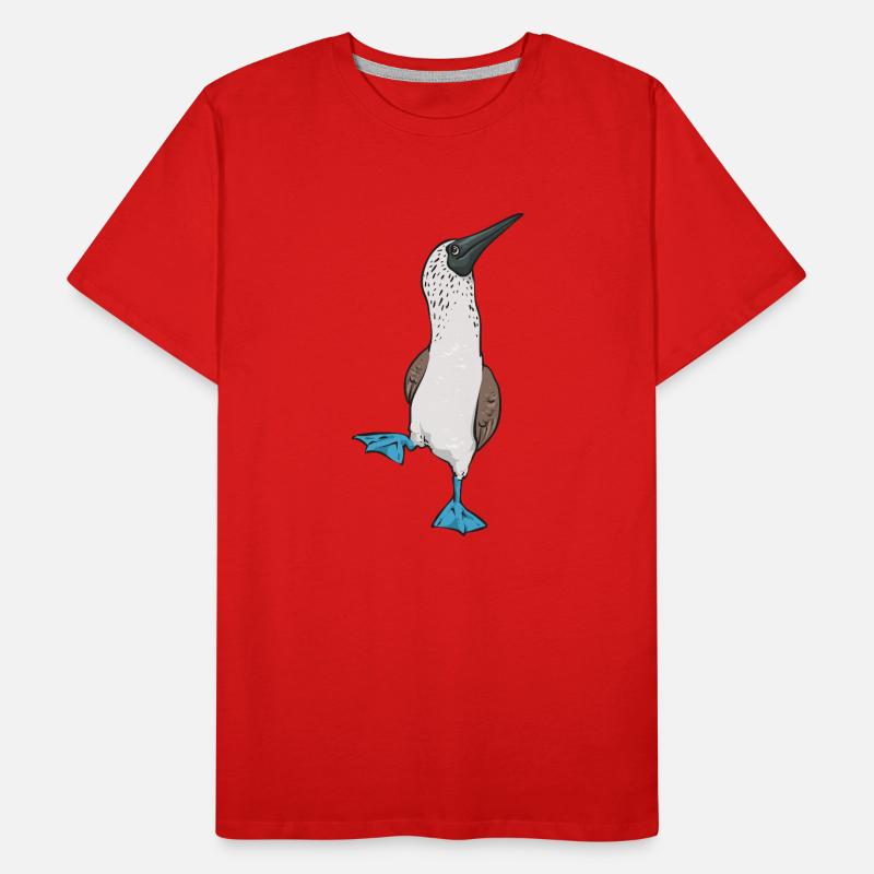 Blue-footed Booby Seabird Blue-footed Booby Seabird Men's Premium Organic T-Shirt