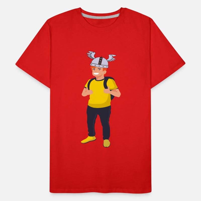 Wikinger Party oder W-LAN Verstärker Wifi Design Männer Premium Bio T-Shirt