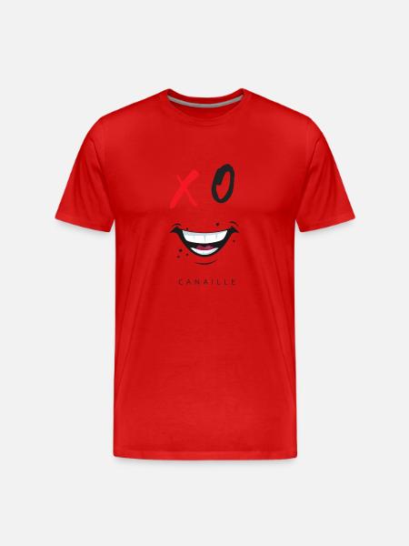 XO Red Canaille - T-shirt bio Premium Homme - rouge