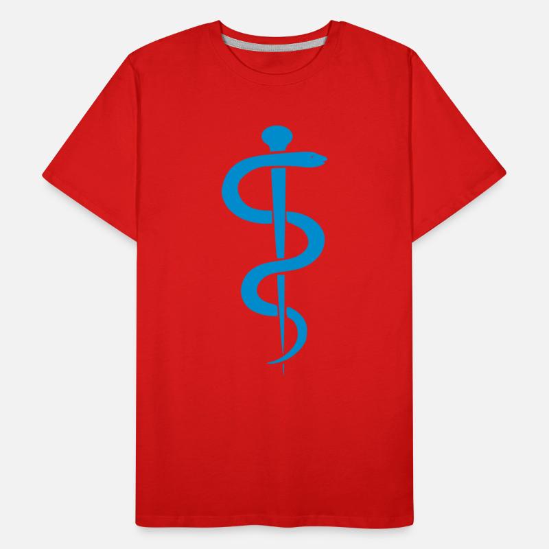 Asklepiosstab T-shirt bio Premium Homme