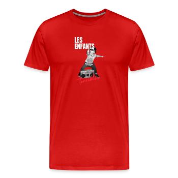 les enfants terribles Kevin - T-shirt bio Premium Homme - rouge - Devant - Damien (186cm)