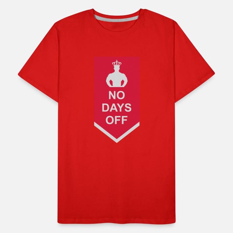 pas de jours de congé devis T-shirt bio Premium Homme