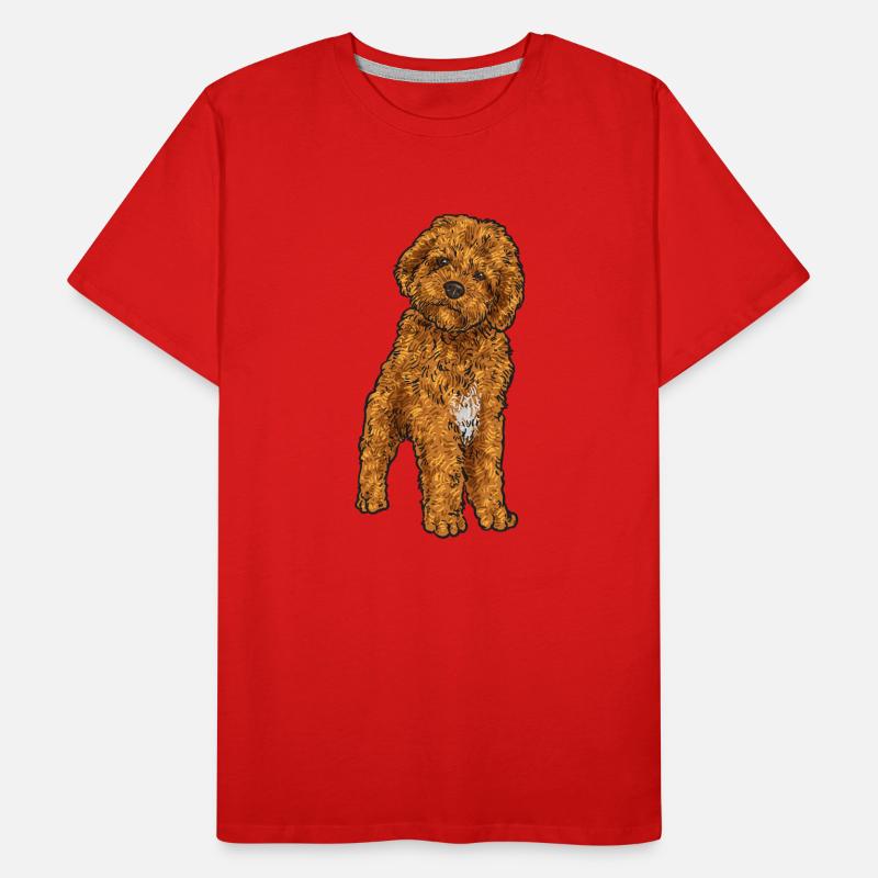 Cavapoo Capoodle Cavoodle Dog Gift Men's Premium Organic T-Shirt