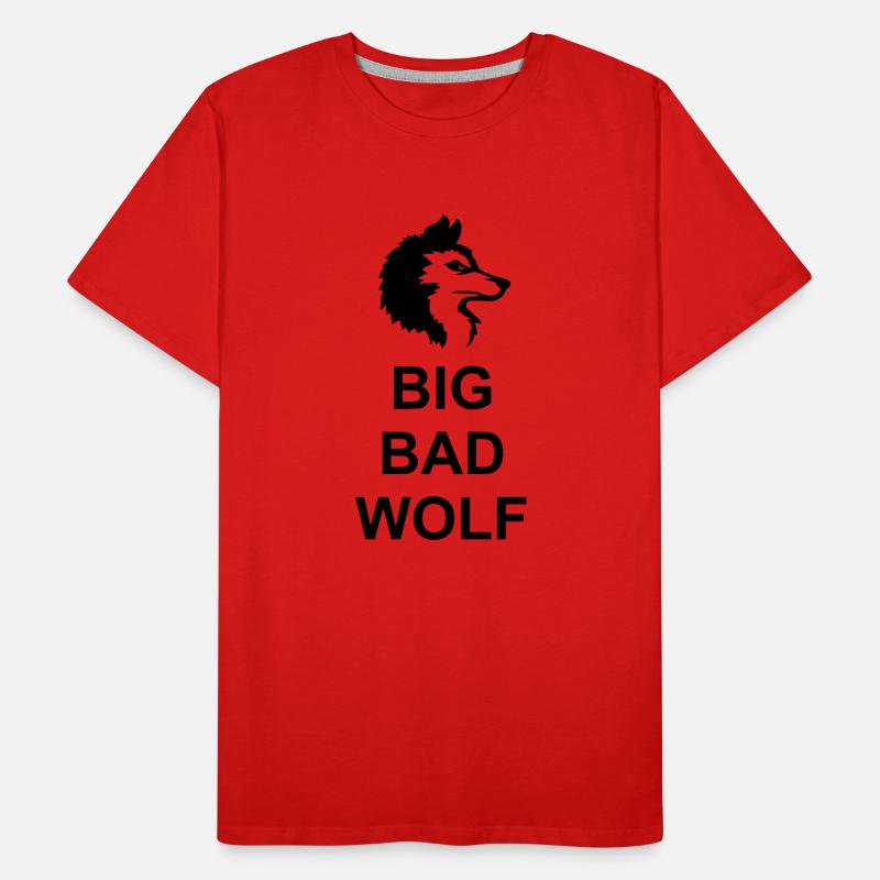 big bad wolf quote Men's Premium Organic T-Shirt