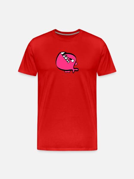Red piranha - Men's Premium Organic T-Shirt - red