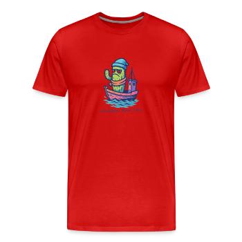 Bas allemand cactus na denn homme tau botte - T-shirt bio Premium Homme - rouge - Devant - Damien (186cm)