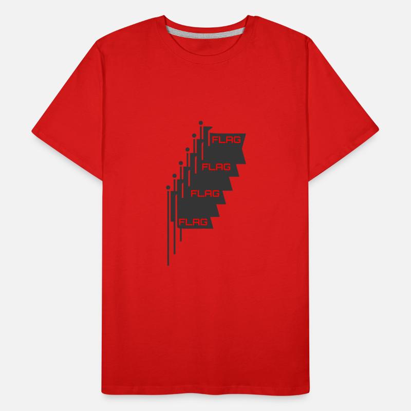 Multi Flags Men's Premium Organic T-Shirt