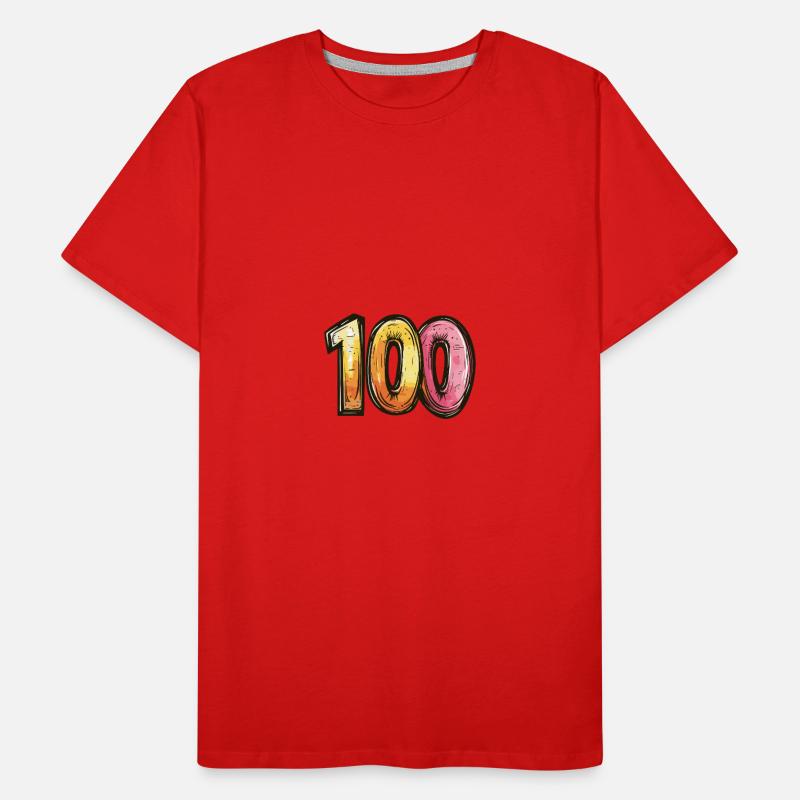 Bande dessinée de 100 numéros T-shirt bio Premium Homme