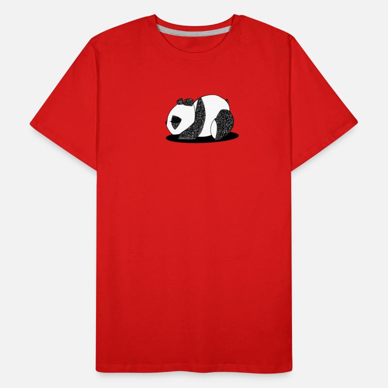 Panda endormi T-shirt bio Premium Homme
