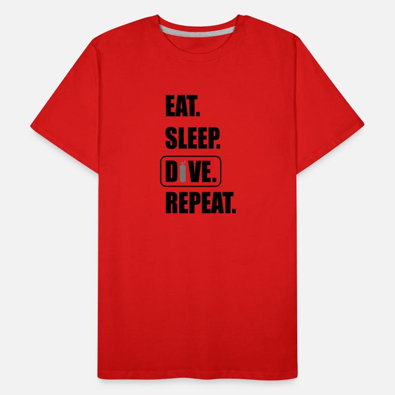 Plongée T-shirt bio Premium Homme