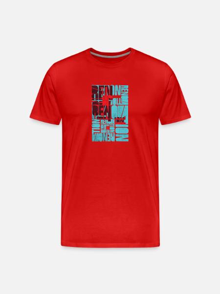 shirt, conception, t-shirt - T-shirt bio Premium Homme - rouge