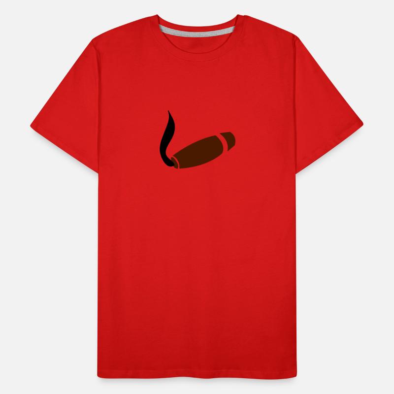 zigarre3 Männer Premium Bio T-Shirt