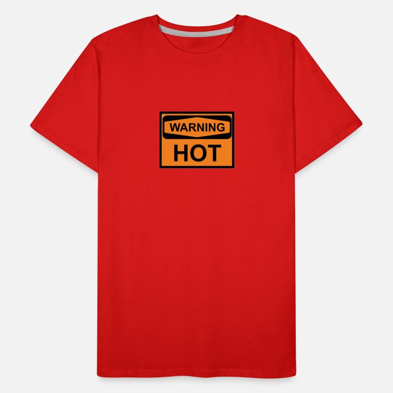 avertissement chaud T-shirt bio Premium Homme