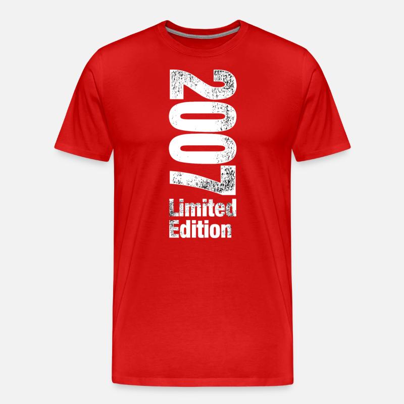 2007 Limited Edition - Männer Premium Bio T-Shirt - Rot