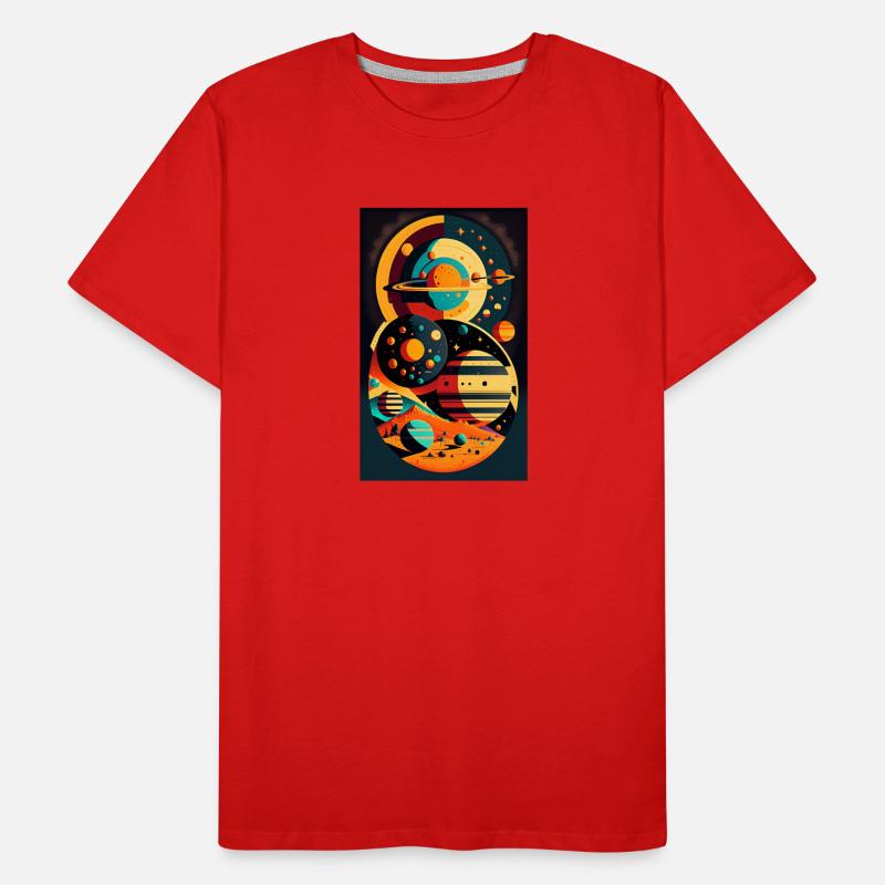 Solar System | Planets | Space | Star Men's Premium Organic T-Shirt