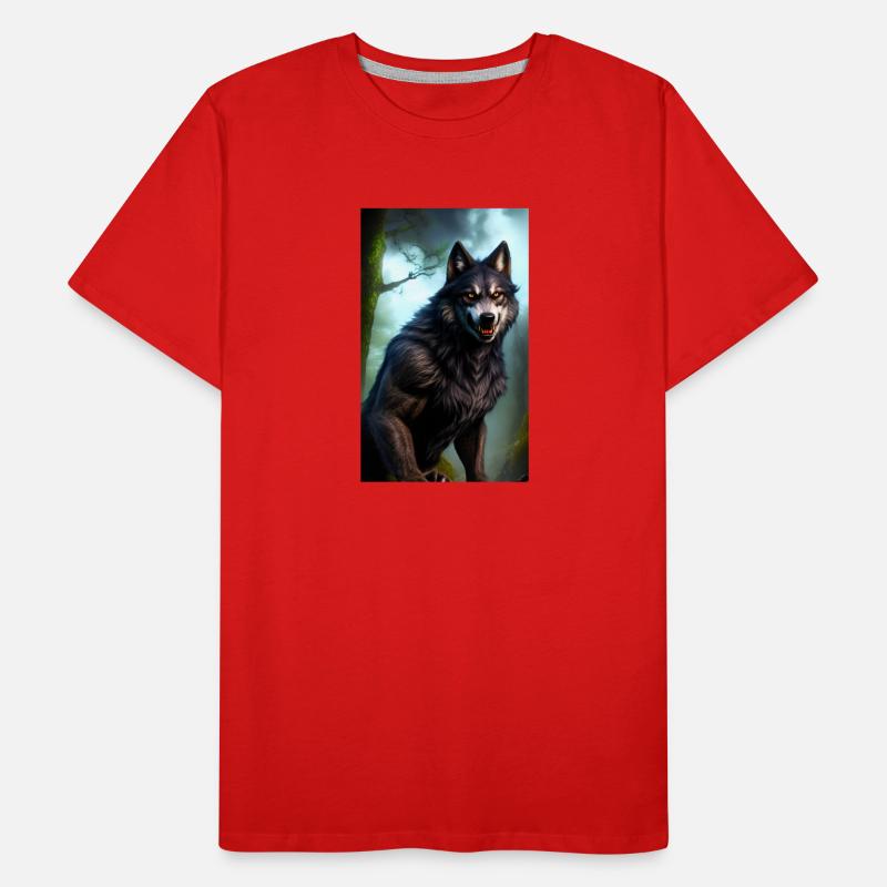 Werewolf | Wolf | Mythical creatures | Monsters | Mystical Men's Premium Organic T-Shirt