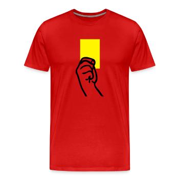 juge - T-shirt bio Premium Homme - rouge - Devant - Damien (186cm)