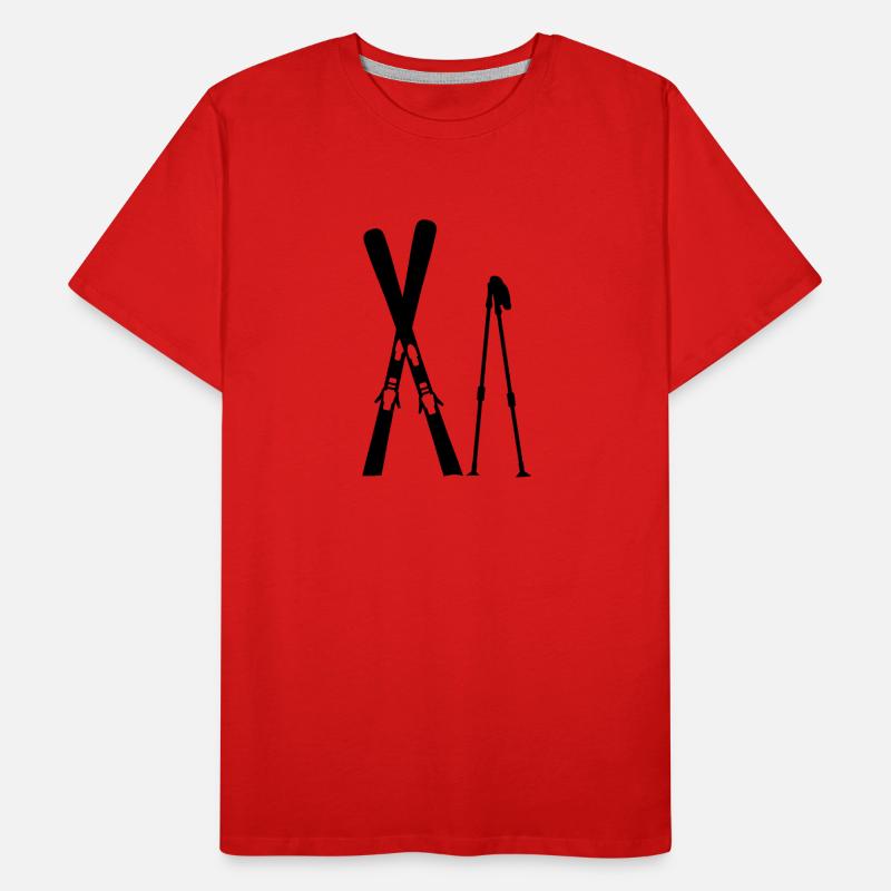 Ski T-shirt bio Premium Homme