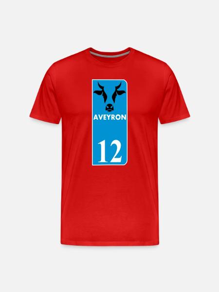 Aveyron - Men's Premium Organic T-Shirt - red
