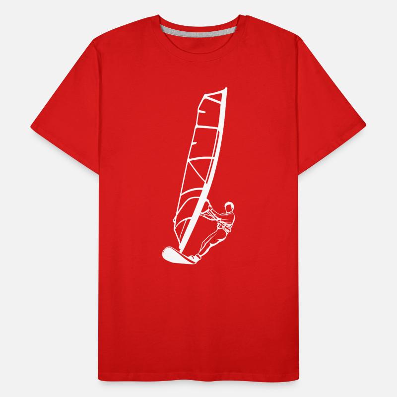 Windsurfer Boy Men's Premium Organic T-Shirt