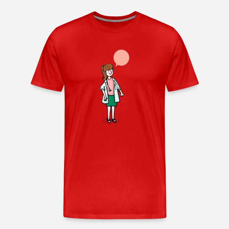 doc148 - Männer Premium Bio T-Shirt - Rot