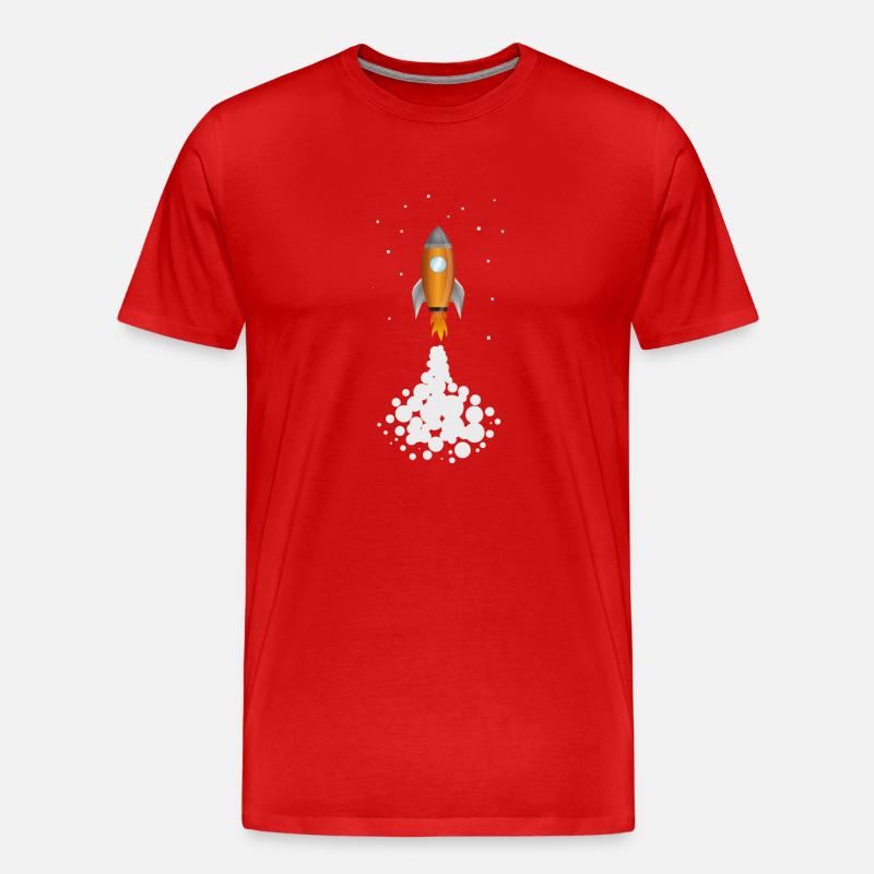 Fuse e - Men's Premium Organic T-Shirt - red