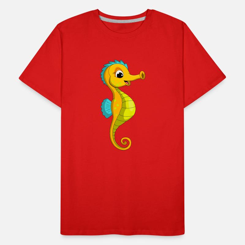 lorey.w "kleines Seepferdchen", Mädchen Männer Premium Bio T-Shirt