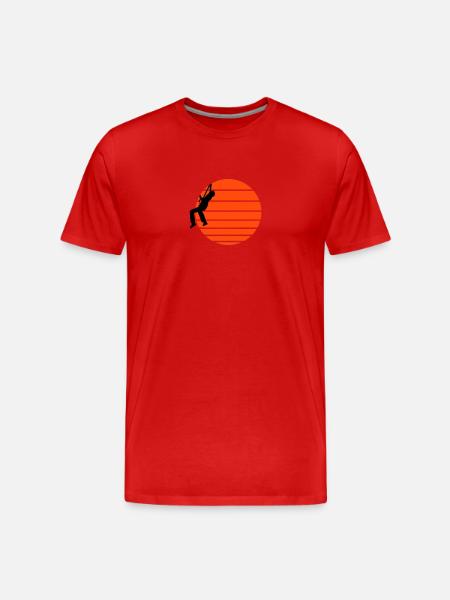 Climber - Men's Premium Organic T-Shirt - red