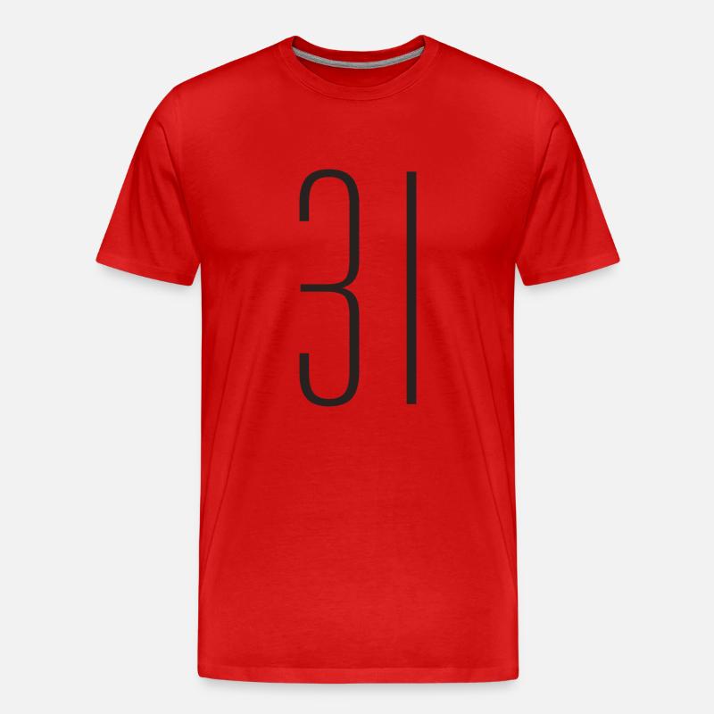 31 - Männer Premium Bio T-Shirt - Rot