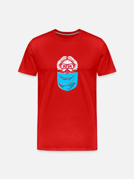 Shih Tzu - Men's Premium Organic T-Shirt - red