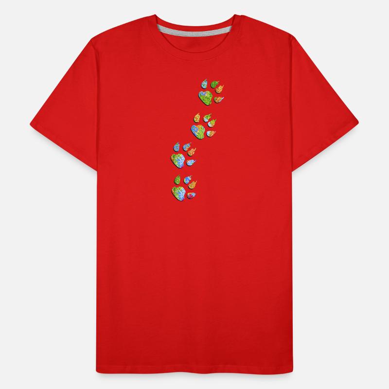 Pattes de fleur T-shirt bio Premium Homme