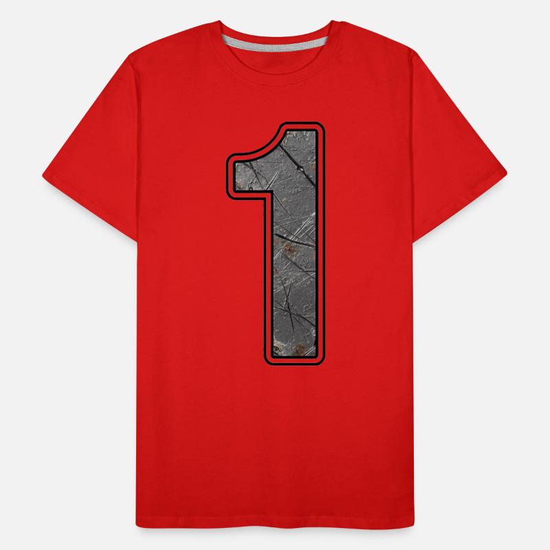 Une conception de texture de béton T-shirt bio Premium Homme
