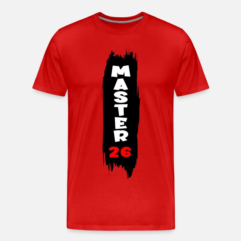 Master 2026 - T-shirt bio Premium Homme - rouge