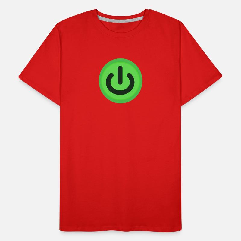 On / Off button Power Button Switch Men's Premium Organic T-Shirt