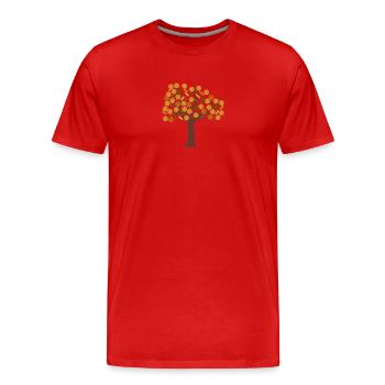 Money plant - Men's Premium Organic T-Shirt - red - Front - Damien (186cm)
